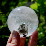 Lodolite Garden Quartz Crystal Sphere, Shamanic Dreamstone Landscape Quartz