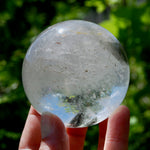 Lodolite Garden Quartz Crystal Sphere, Shamanic Dreamstone Landscape Quartz
