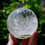 Lodolite Garden Quartz Crystal Sphere, Shamanic Dreamstone Landscape Quartz