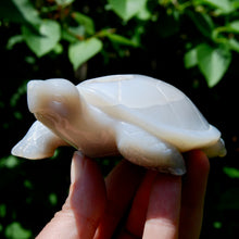 Load image into Gallery viewer, Large Agate Geode Crystal Turtle, Hand Carved OOAK
