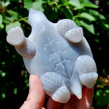 Load image into Gallery viewer, Large Agate Geode Crystal Turtle, Hand Carved OOAK
