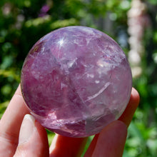 Load image into Gallery viewer, Magenta Watermelon Fluorite Crystal Sphere
