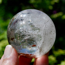 Load image into Gallery viewer, Lodolite Garden Quartz Crystal Sphere, Scenic Shamanic Dreamstone Landscape Quartz, Brazil
