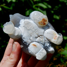 Load image into Gallery viewer, Large Agate Geode Crystal Turtle, Hand Carved
