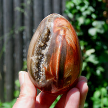 Load image into Gallery viewer, Large Crystallized Colorful Petrified Wood Egg, Madagascar
