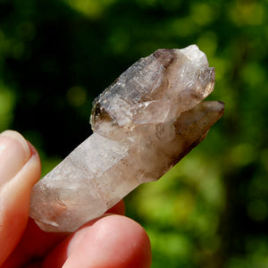 ET Crowned Smoky Amethyst Quartz Crystal Scepter