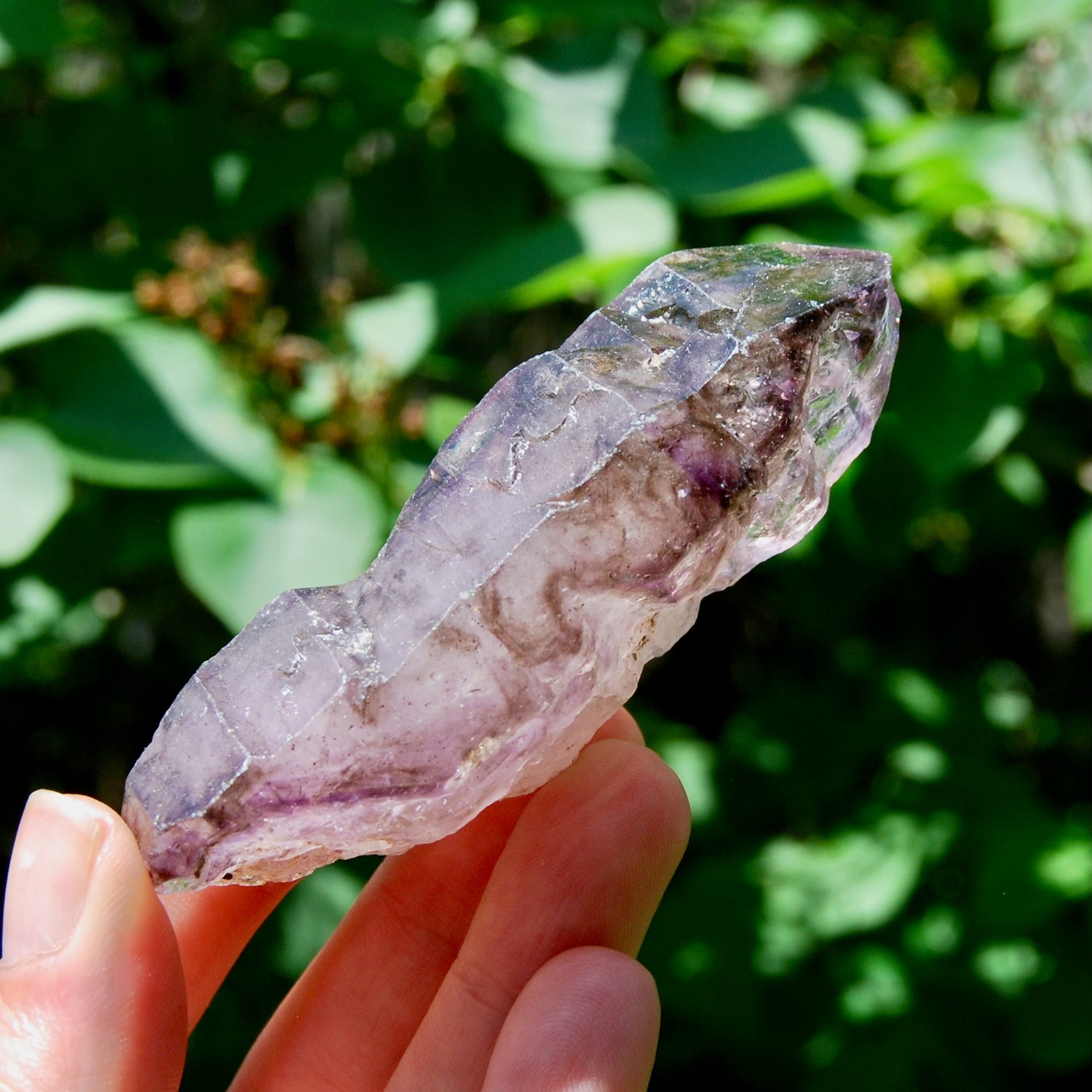 Elestial Amethyst Quartz Crystal