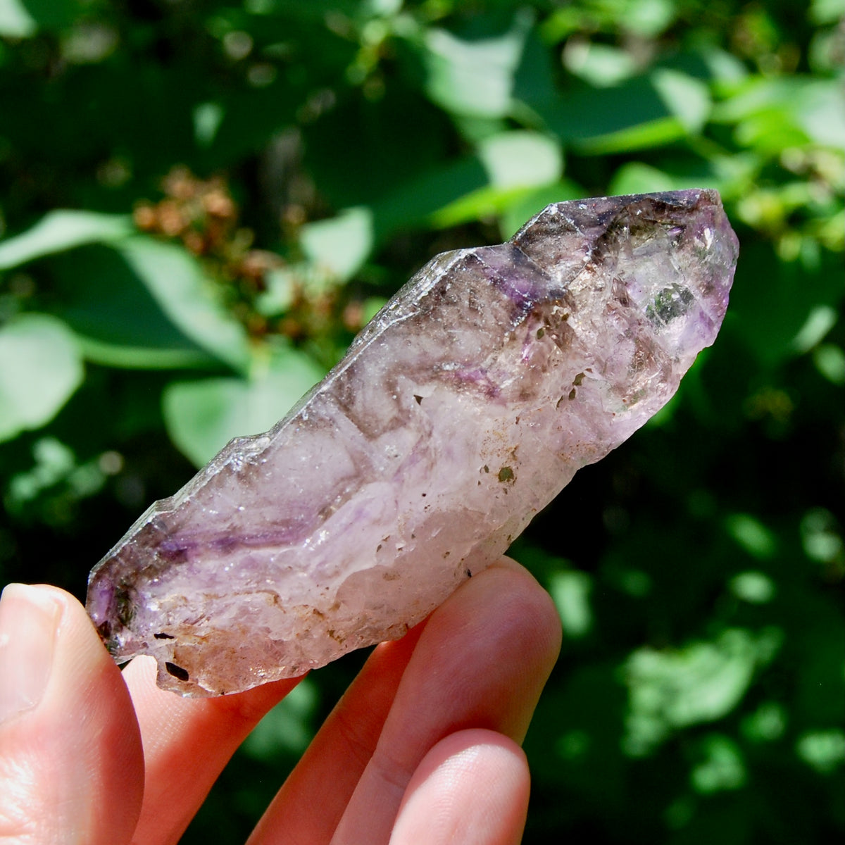 Elestial Amethyst Quartz Crystal
