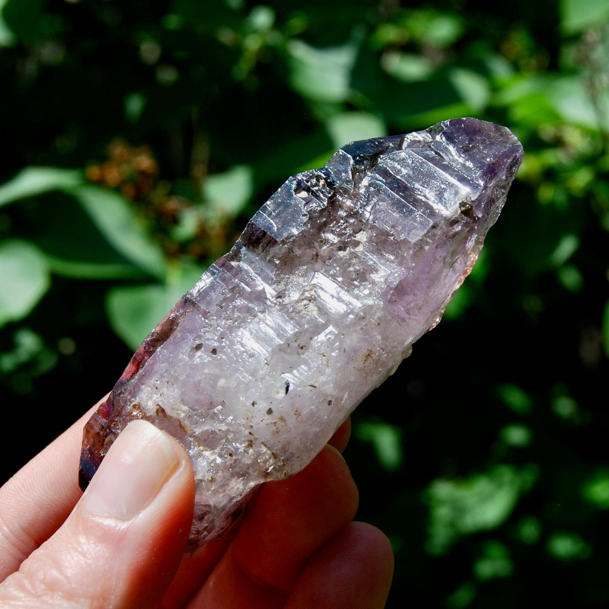 Elestial Amethyst Quartz Crystal