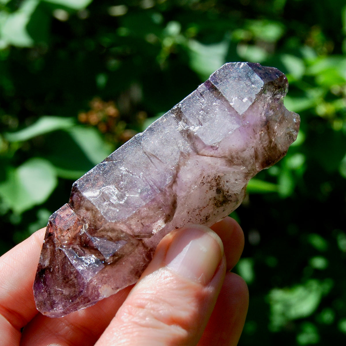 Elestial Amethyst Quartz Crystal