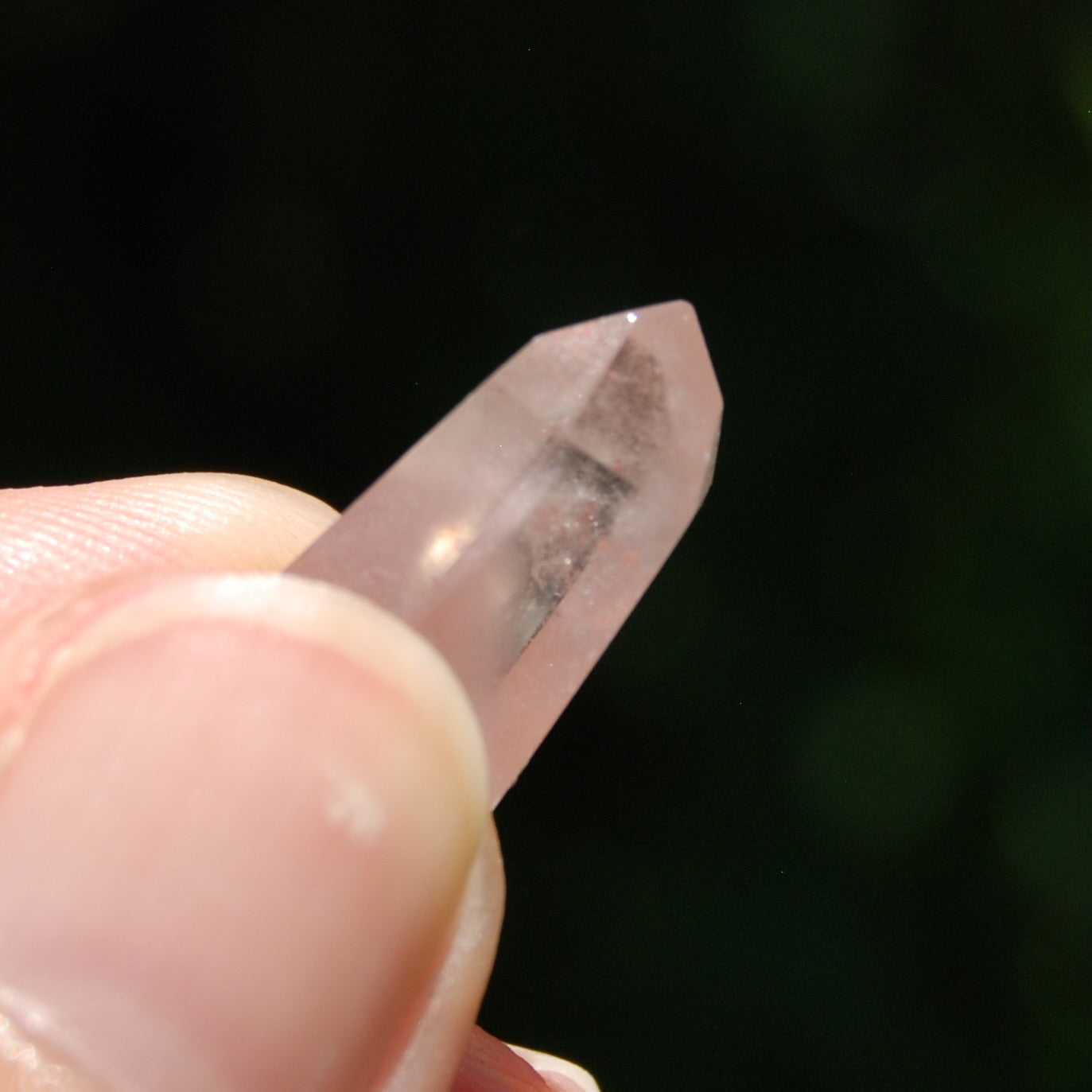 Pink Lithium Quartz Crystal Mini Tower