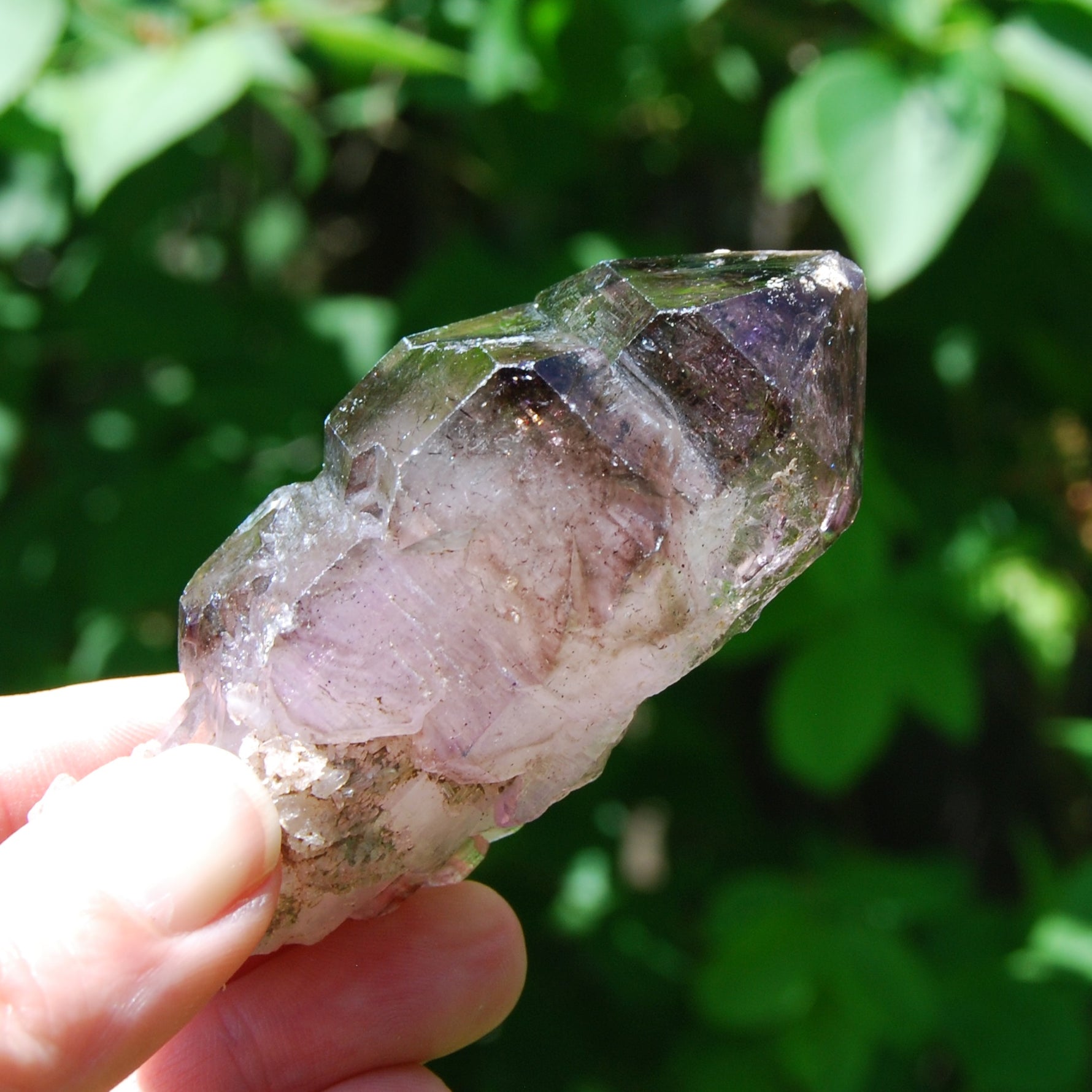 DT ET Elestial Enhydro Amethyst Quartz Crystal Scepter