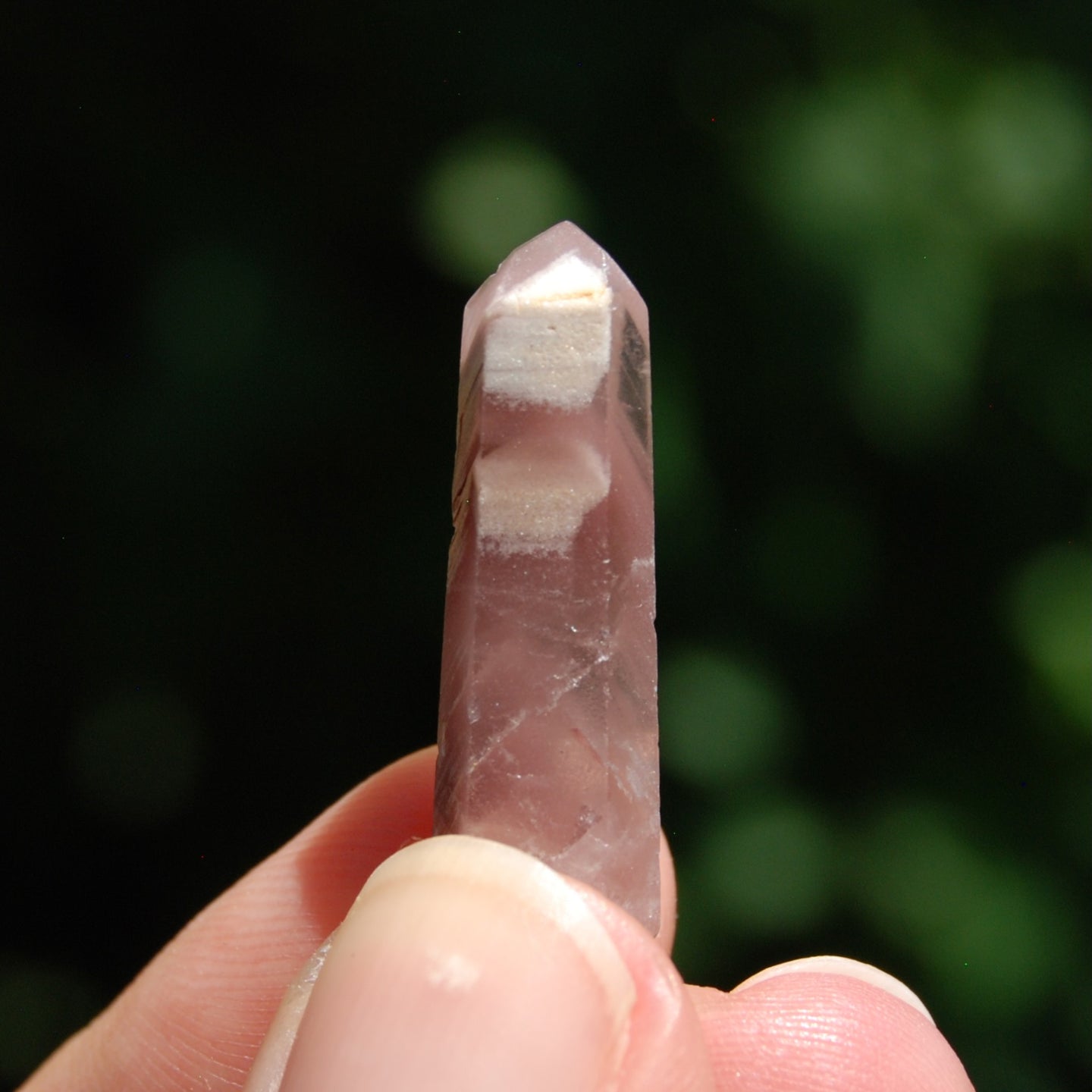 Pink Lithium Quartz Crystal