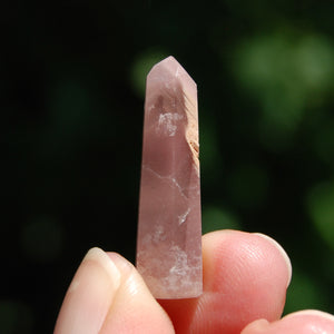 Pink Lithium Quartz Crystal