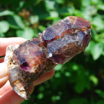DT ET Elestial Rutile Amethyst Quartz Crystal Scepter, Gemmy Smoky Chiredzi Amethyst, Zimbabwe