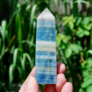 Blue Onyx Crystal Tower