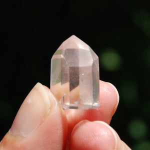 Pink Lithium Quartz Crystal Mini Tower