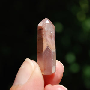 Pink Lithium Amphibole Quartz Crystal