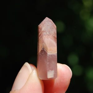 Pink Lithium Amphibole Quartz Crystal