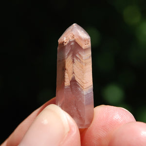 Pink Lithium Amphibole Quartz Crystal