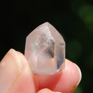 Pink Lithium Quartz Crystal