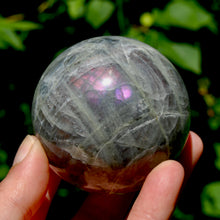 Load image into Gallery viewer, 2.5in 375g Large Purple Labradorite Crystal Sphere, Madagascar
