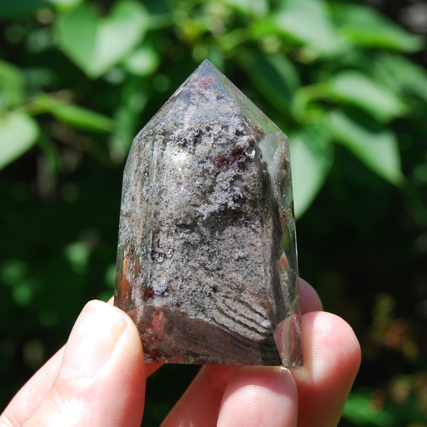 Lodolite Garden Quartz Crystal Tower, Brazil