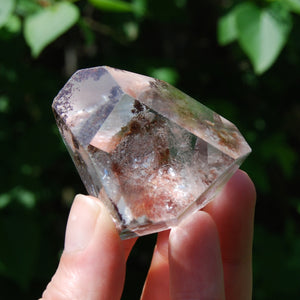 Red Lodolite Garden Quartz Crystal Freeform, Scenic Shamanic Dreamstone Landscape Quartz, Brazil