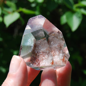 Red Lodolite Garden Quartz Crystal Freeform, Scenic Shamanic Dreamstone Landscape Quartz, Brazil