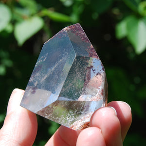 Red Lodolite Garden Quartz Crystal Freeform, Scenic Shamanic Dreamstone Landscape Quartz, Brazil