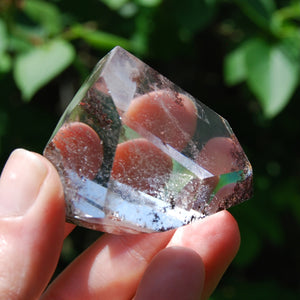 Red Lodolite Garden Quartz Crystal Freeform, Scenic Shamanic Dreamstone Landscape Quartz, Brazil