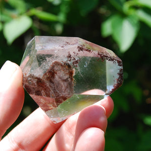 Red Lodolite Garden Quartz Crystal Freeform, Scenic Shamanic Dreamstone Landscape Quartz, Brazil