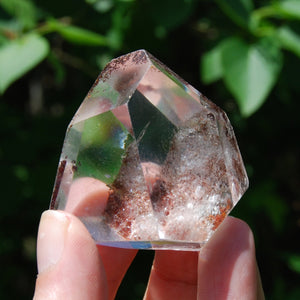 Red Lodolite Garden Quartz Crystal Freeform, Scenic Shamanic Dreamstone Landscape Quartz, Brazil