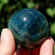 Load image into Gallery viewer, Blue Fluorite Crystal Sphere
