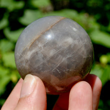 Load image into Gallery viewer, 2in 177g Blue Rose Quartz x Golden Healer Crystal Sphere
