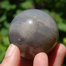 Load image into Gallery viewer, 2in 177g Blue Rose Quartz x Golden Healer Crystal Sphere
