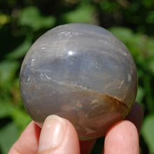 Load image into Gallery viewer, 2in 177g Blue Rose Quartz x Golden Healer Crystal Sphere
