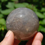 Blue Rose Quartz x Golden Healer Crystal Sphere
