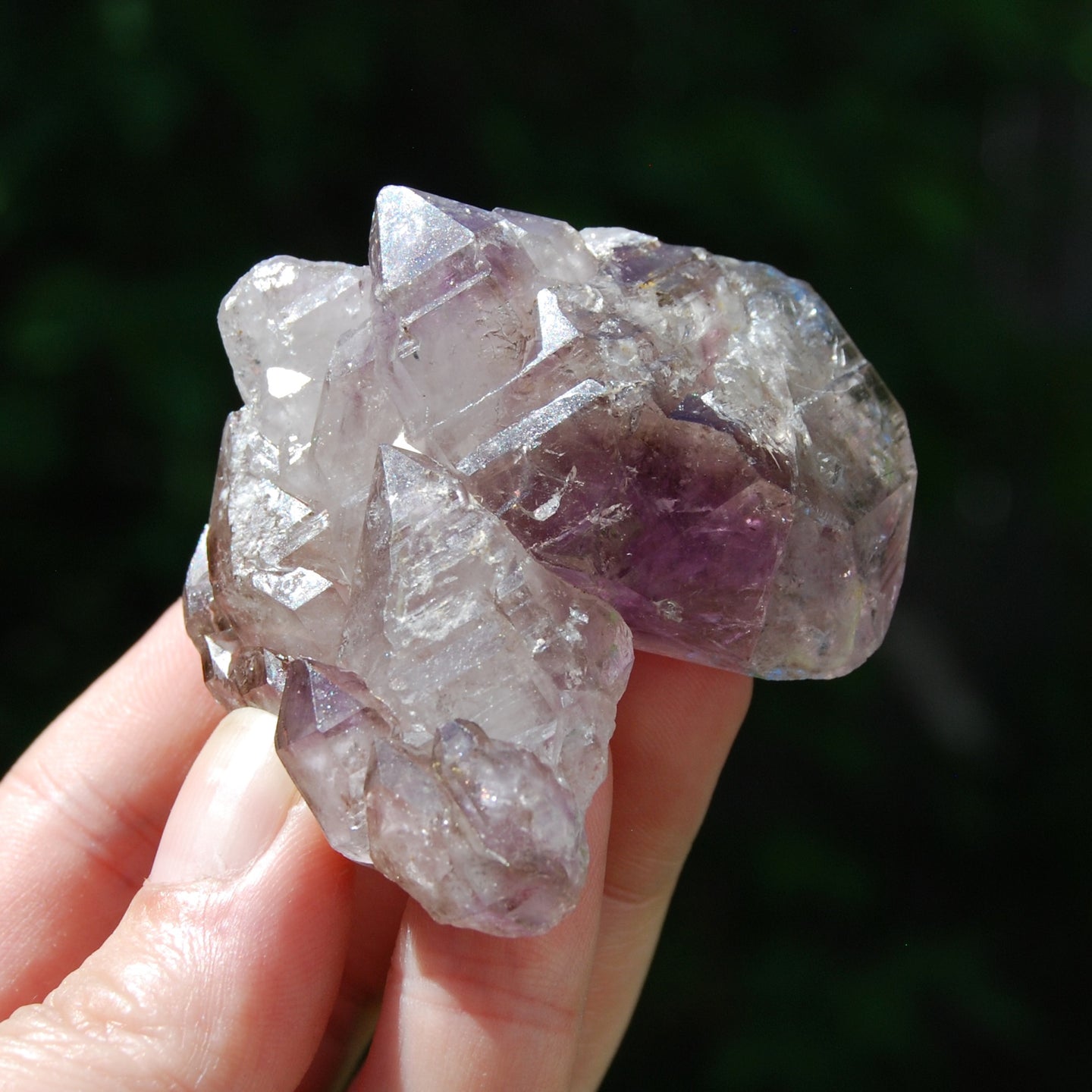 DT ET Elestial Window Amethyst Quartz Crystal Cathedral, Mali