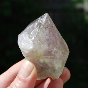 Elestial Fenster Amethyst Quartz Crystal Point, Mali 