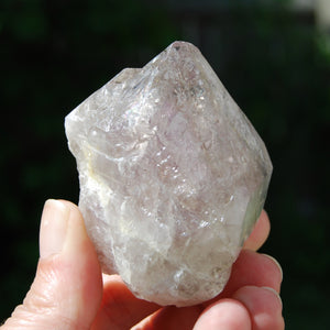 Elestial Fenster Amethyst Quartz Crystal Point, Mali 