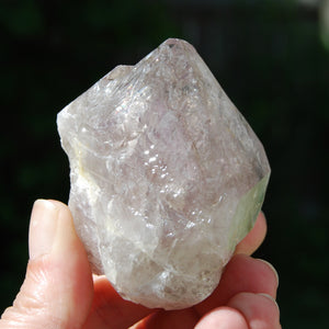 Elestial Fenster Amethyst Quartz Crystal Point, Mali 