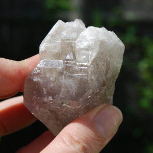 Elestial Fenster Amethyst Quartz Crystal Point, Mali 