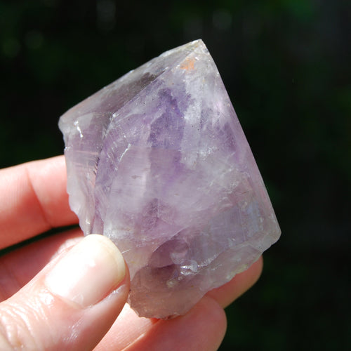 Elestial Window Amethyst Quartz Crystal, Mali