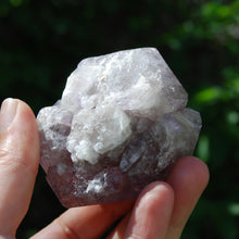 Load image into Gallery viewer, DT ET Tantric Twin Elestial Window Amethyst Quartz Crystal, Mali
