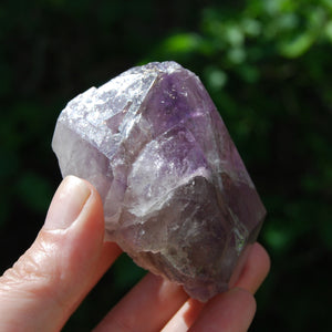 DT ET Tantric Twin Elestial Window Amethyst Quartz Crystal, Mali