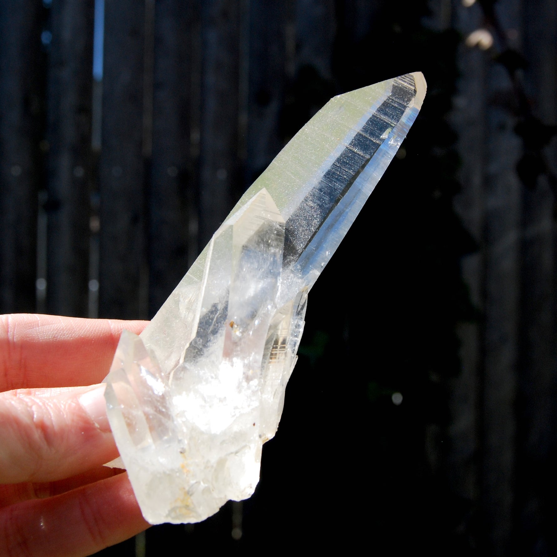 Record Keeper Dow Channeler Lemurian Seed Quartz Crystal Laser Cluster, Boyaca, Colombia