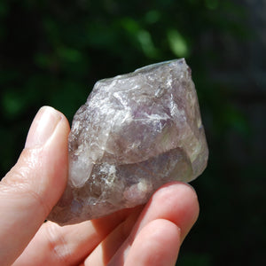 Tantric Twin Elestial Window Amethyst Quartz Crystal, Mali