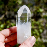 Yin Yang Lightning Strike Blades of Light Lemurian Crystal, Optical Quartz, Colombia