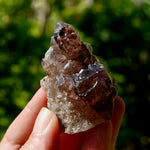 Smoky Amethyst Quartz Crystal Self Standing Elestial